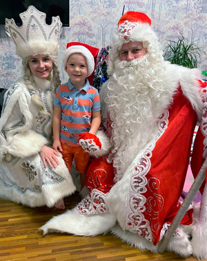Дед Мороз и Снегурочка на дом к ребенку