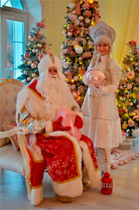 Дед Мороз и Снегурочка на дом недорого